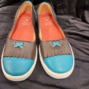NEW Twisted X Size 9 leather loafers.  Brand new!